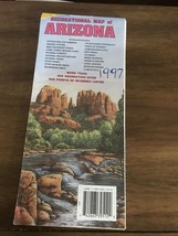 1997 Topographic Recreational Map of Arizona, 400 Sites, 500 Points Of I... - £6.05 GBP