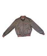 Members Only By EuroCraft Men&#39;s Vintage Brown Boomer Jacket Size 46 - $377.40 MXN