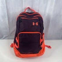 Under Armour Heatgear Storm Backpack 19&quot; X 13&quot; Neon Orange Pink Bag - £12.49 GBP