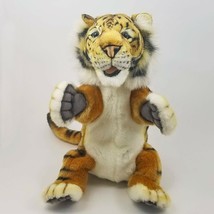 Tiger Hand Puppet Full Body Doll Hansa Real Looking Plush Animal Learning Toy - £45.55 GBP