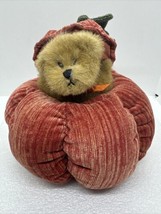 Boyds Bear Plush Rare Harvest Pumpkin 7” X 8” Bear Popping Out Of Pumpki... - £18.18 GBP
