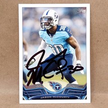 2013 Topps #153 Jason Mccourty Tennessee Titans New England Patriots Signed Auto - £12.02 GBP