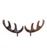Hand-Carved Wood Deer Antlers – Pair  – Made in Germany - For Cuckoo Clocks - $17.63+