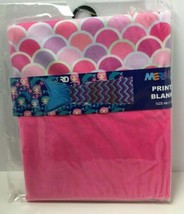 Royal Deluxe Accessories Pink Mermaid Printed Blanket 48.5&quot; x 18.2&quot; - £14.65 GBP
