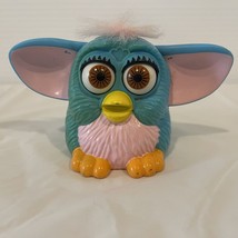Furby McDonalds Happy Meal Toy 1998 Blue Pink Hair Brown Eyes Tiger Electronics - £7.08 GBP