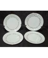 Vintage NORITAKE GRAYWOOD 8&quot; Luncheon / Salad Plate - Set Of 4 - Circa 1960 - $32.65