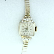 Vintage Omega Manual Wind womens Watch in Solid 14K White Gold - £974.66 GBP