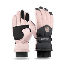 Winter Lady Skiing Gloves Women Thick Snowd  Cycling Outdoor Waterproof Motorcyc - £86.78 GBP