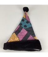 Disney Tim Burton Nightmare Before Christmas Sally Patchwork Santa Hat Ruz - $26.99 CAD