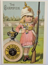 1989 Victorian Trade Card for J&amp;P Coats&#39; Thread Postcard - $3.95