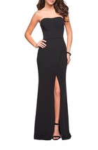 La Femme 28944 Strapless Double Cross SZ 2 ($328) Back - £90.44 GBP