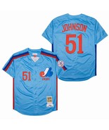 Expos #51 Randy Johnson Jersey Old Style Uniform Blue - €39,08 EUR