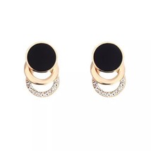 Fashion Gold Stud Earrings for Women Statement Romantic Jewelry Big Geometric Ci - £8.50 GBP