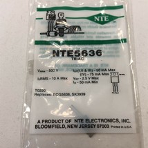 (5) NTE5636 TRIAC – 10 Amp - Lot of 5 - $19.99