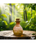 3gr Kuppi AGED CAMBODIAN OUD 1973 Super Strong King Grade A Oud Alcohol-... - $9,693.61 MXN
