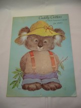 Cuddly Critters calendar 1985 - $20.94 CAD