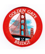 GOLDEN GATE BRIDGE SEW/IRON ON PATCH EMBROIDERED BADGE EMBLEM SAN FRANCISCO - $13.70 CAD