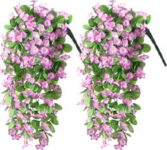 Zfprocess 2 Pack Colorful Orchid Flower Bouquet For Wall Home Room Garden - £28.73 GBP