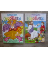 LOT OF 2 COLORTIVITY BIBLE FUN ACTIVITY BOOKS MAZES DOT TO DOT PUZZLE MA... - $9.85