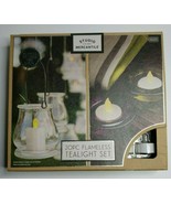 Studio Mercantile 20 Pc Large &amp; Small Flameless Tea Lights New in Box - £10.19 GBP