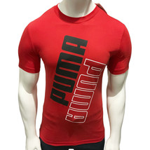Nwt Puma Msrp $42.99 Power Men&#39;s Red Crew Neck Short Sleeve T-SHIRT Size S M - £15.76 GBP
