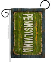 Pennsylvania Vintage - Impressions Decorative Garden Flag G142983-BO - £15.66 GBP