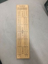 vintage cribbage wood Cardinal wooden game - £15.01 GBP