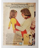 Sealy Posturepedic Mattress invest in Your Back Girl With Mom 1976 Magaz... - £7.88 GBP