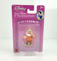 Vintage Snow White & the Seven Dwarfs Action Figure Doc Mattel 2001 NEW SEALED - $10.99