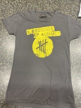 5 SECONDS OF SUMMER ~ Tally Logo ~ Girlie T SHIRT top Size Small - £7.88 GBP