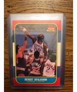 Benoit Benjamin 1986 Fleer Basketball Card   (01230) - $8.23 CAD