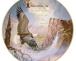 Franklin Mint Collector Plate Carried on Eagles Wings Ted Blaylock HJ112 - $26.72