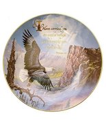 Franklin Mint Collector Plate Carried on Eagles Wings Ted Blaylock HJ112 - £21.01 GBP