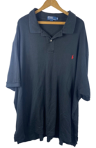 Ralph Lauren Polo Shirt Size 4XB 4XL Big Mens Black Short Sleeve Red Pon... - £37.35 GBP