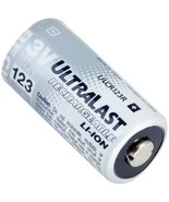 Ultralast ULCR1213R1 ULCR123R CR123 Rechargeable Replacement Battery - £39.44 GBP