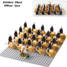 1set/21pcs Greece Ares Army Set Egypt Pharaoh Minifigure Building Blocks - £17.58 GBP