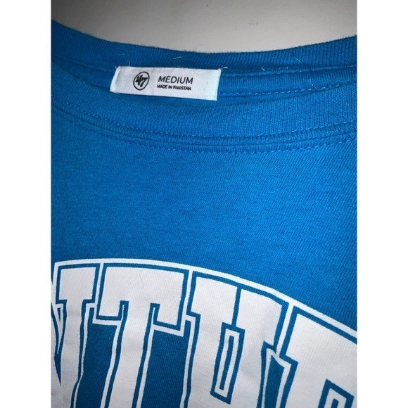 Women's Carolina Panthers '47 Cropped Long Sleeve T-Shirt Size Medium Item image 3