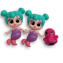 Zuru Mini Brands Cute Mermaids Lot PVC Figures Toys 2 inch Purple Tail Girl Fish - £6.98 GBP