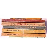 5 VINTAGE BOOKS POGO POGO PAPERS POSITIVELY POGO THE POGO PARTY (2) Walt... - $136.44 CAD