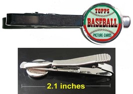 Topps 1952 Wax Pack Baseball Cards Wrapper Tie Clip Clasp Bar Slide Silver Metal - £10.74 GBP