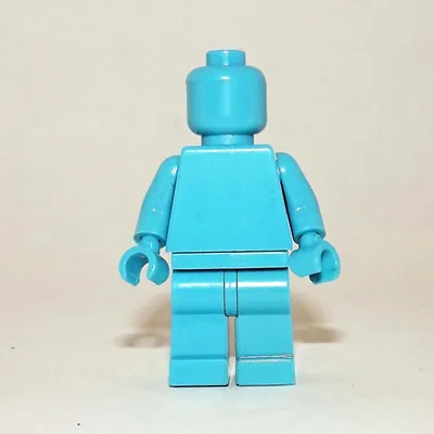 JKStore Light Blue Blank Plain Rare Minifigures - $6.00