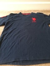 U.S. Polo Assn. Boys Blue Short Sleeve T-Shirt Crew Size 14/16  - $35.64