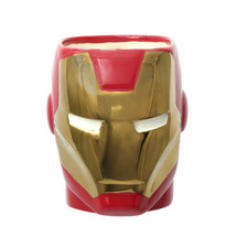 Iron Man Sculpted 17oz Ceramic Mug Multi-Color - £20.34 GBP