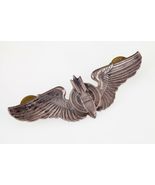 Sterling Silver WWII Bombadier Pilot Wings 3&quot; Long - $8,764.76 MXN