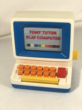 Vintage 1985 TOMY Tutor Juego Ordenador Teclado Aprendizaje Juguete Educativo PC - £28.13 GBP