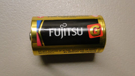 Vintage Fujitsu D Size Empty Battery For Collectors Made In Japan - $8.76