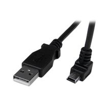 StarTech.com 2m A to Down Angle Micro B USB Cable Cord - Black  - $12.00