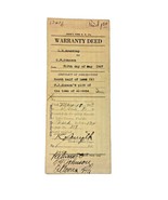 1927 Vintage Land Documents Warrant Deed Real Estate Lake County Florida - $39.99