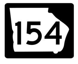 Georgia State Route 154 Sticker R3820 Highway Sign - $1.45+