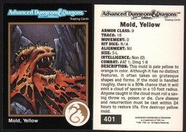 1991 TSR AD&amp;D Gold Border Fantasy Art Card #401 Dungeons &amp; Dragons Mold Monster - £5.45 GBP